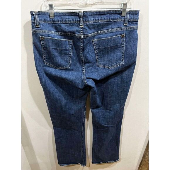 Bitten by Sarah Jessica Parker Bootcut Womens 12 Blue Bootcut Mid Rise Western - Picture 2 of 8